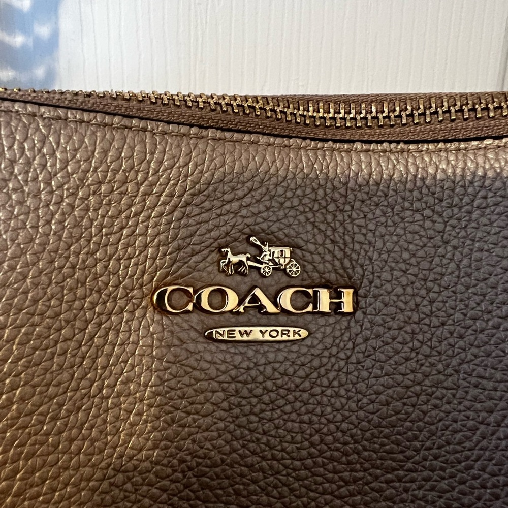 Coach Metallic Gold Ava Tote ๐ - Picture 2 of 11